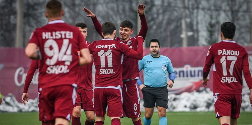 Victorie pentru Rapid in ultimul amical al iernii! Giulestenii au castigat cu 2-1 desi au fost condusi la pauza de CS Mioveni! Cum au aratat echipele de start