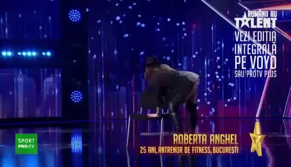 Aparitie INCENDIARA la 'Romanii au talent'! Nimeni nu si-a putut lua ochii de la ea! O fosta arbitra, dans sexy in fata juriului