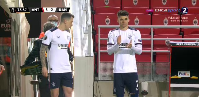 NEBUNIE TOTALA in Belgia! Ianis Hagi a intrat pe teren cand echipa sa era condusa cu 3-2! Rangers a intors scorul si a castigat meciul_7