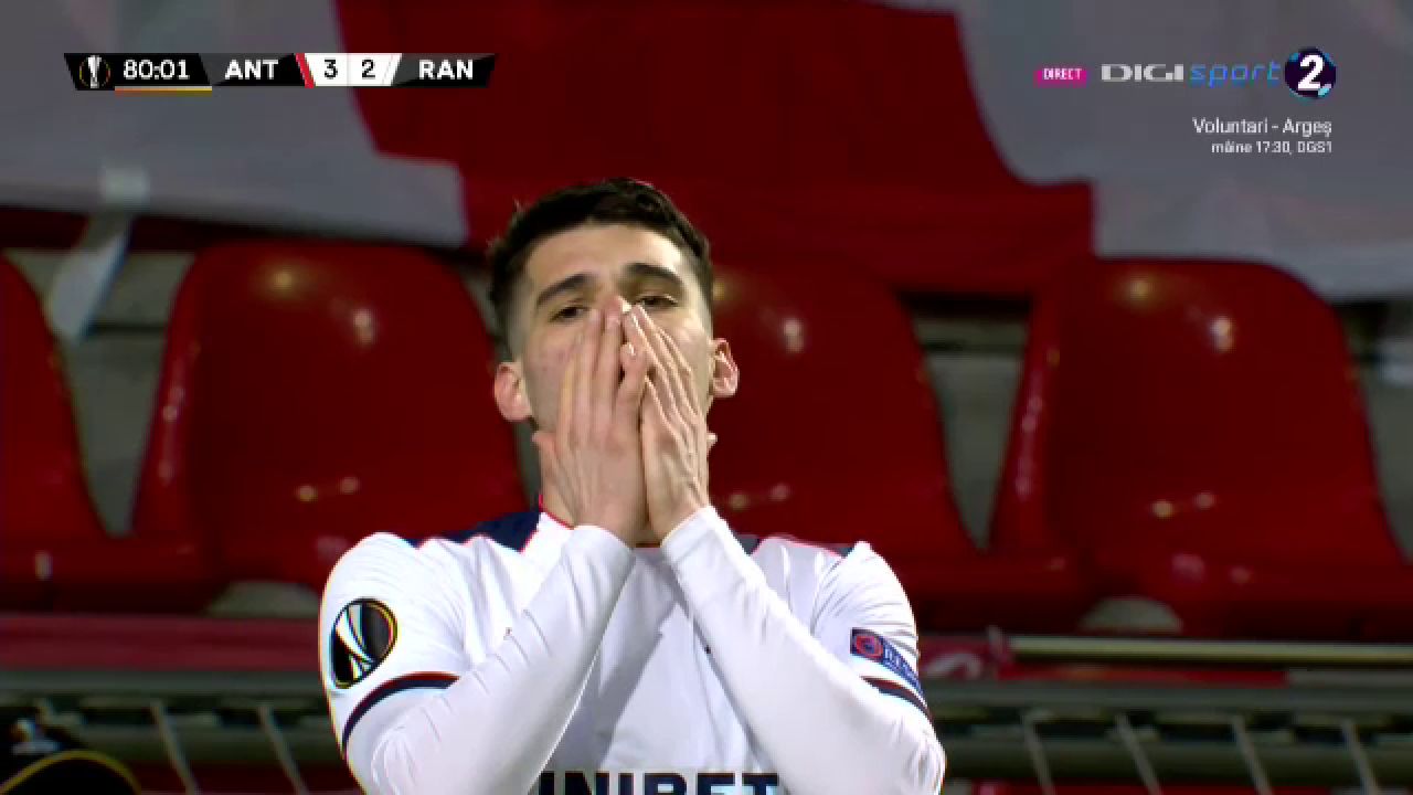 NEBUNIE TOTALA in Belgia! Ianis Hagi a intrat pe teren cand echipa sa era condusa cu 3-2! Rangers a intors scorul si a castigat meciul_11