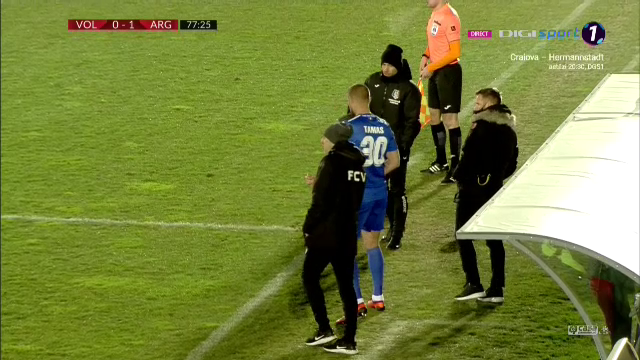 Gabi Tamas a REVENIT in Liga 1! Fostul fundas al lui 'U' Cluj a DEBUTAT in tricoul lui Voluntari, dar nu si-a putut ajuta echipa_2