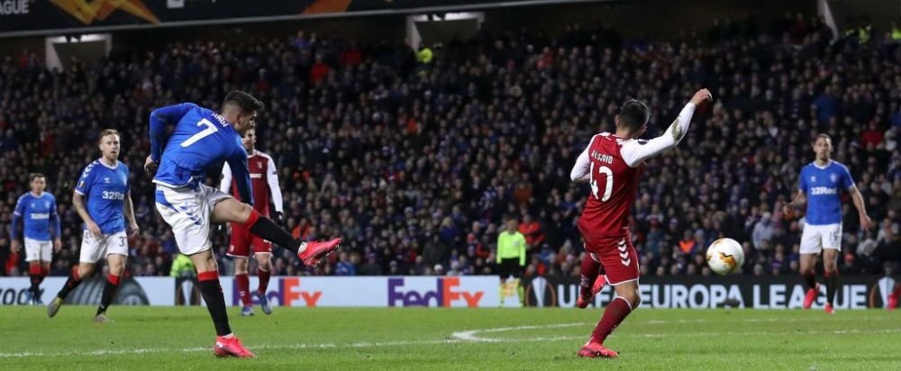 It s Ibrox, baby! UEFA si-a amintit de meciul FABULOS facut de Ianis Hagi cu Braga! Ce au postat pe pagina oficiala