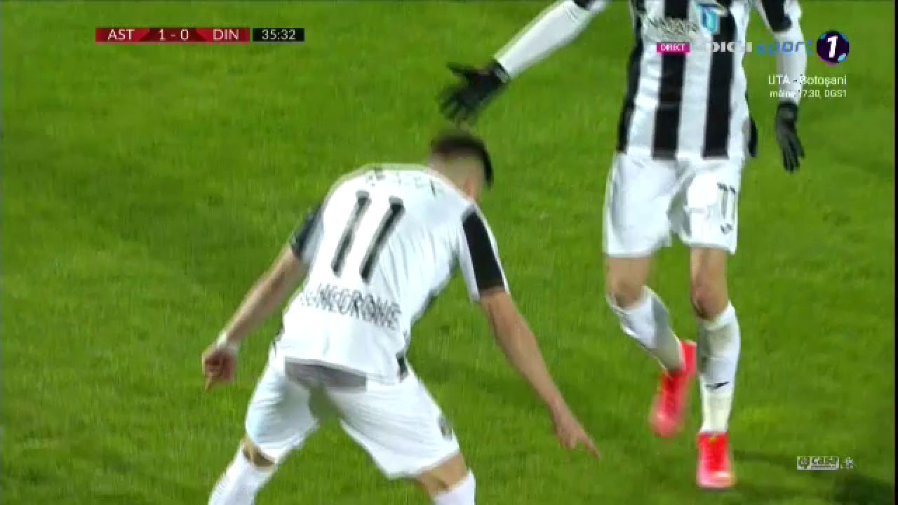 I-a dat gol lui Dinamo cu o lovitura COPIATA de la Ronaldo, apoi s-a bucurat FIX ca el! Cum a marcat Vali Gheorghe pentru Astra_8