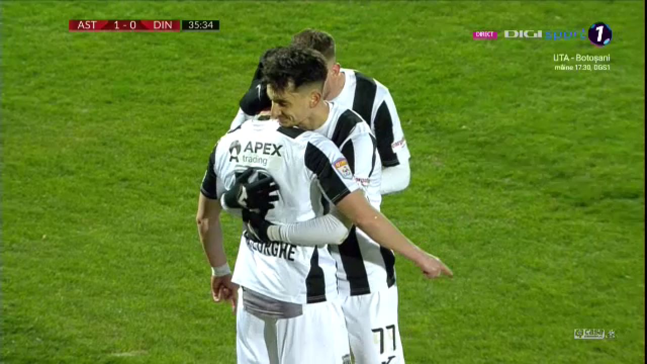 I-a dat gol lui Dinamo cu o lovitura COPIATA de la Ronaldo, apoi s-a bucurat FIX ca el! Cum a marcat Vali Gheorghe pentru Astra_10