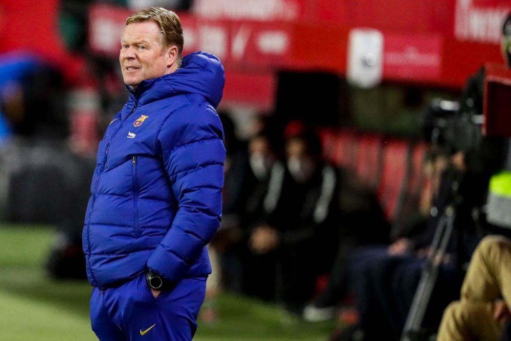 Ruptura TOTALA la Barcelona?! Gestul facut de Koeman la finalul meciului cu Cadiz care arata situatia de la club