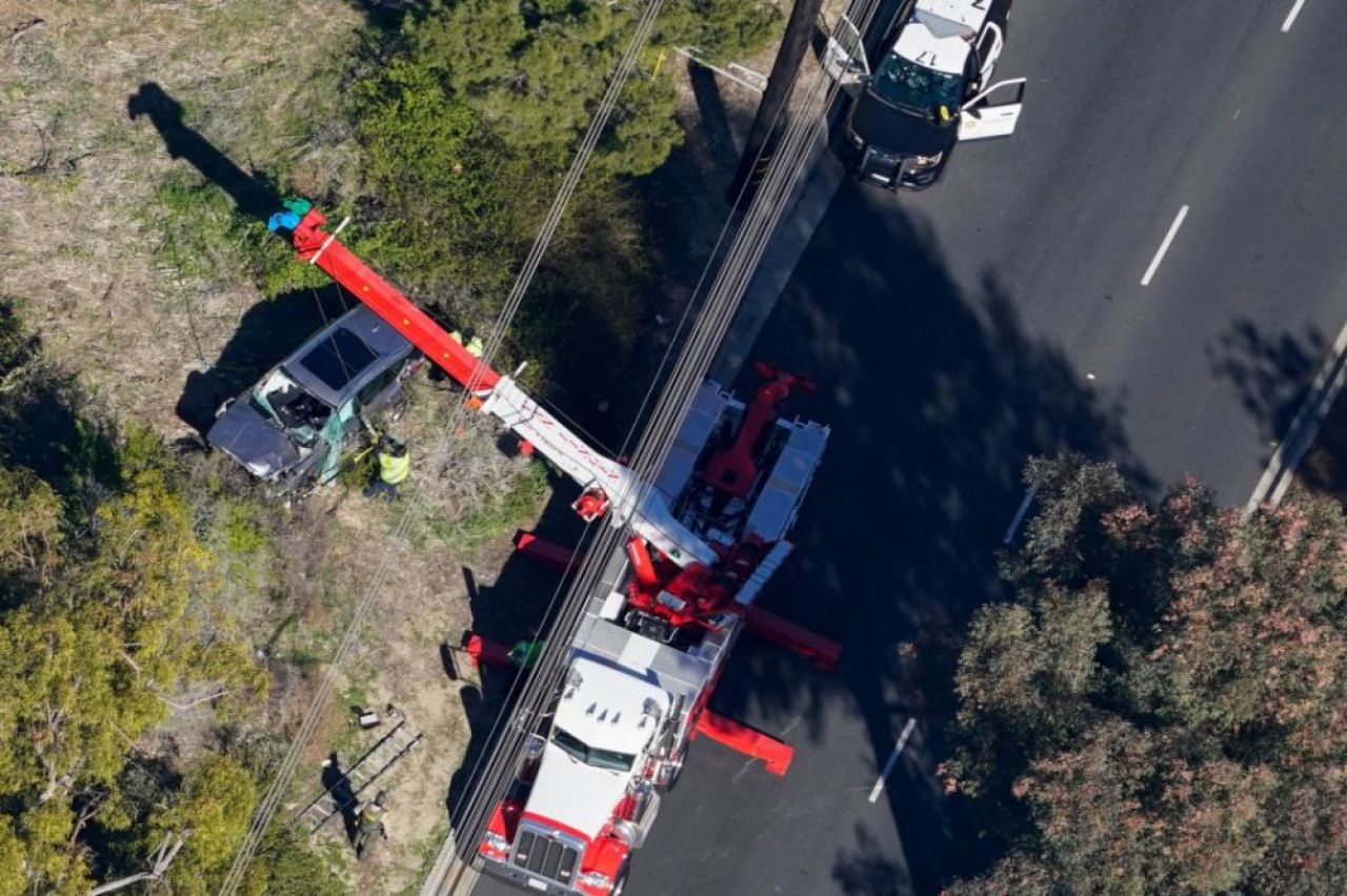 A scapat cu viata ca prin minune! Care este starea lui Tiger Woods la 4 zile dupa teribilul accident in care a fost implicat_4
