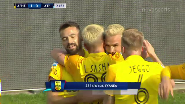 Gol GALACTIC marcat de Cristi Ganea in Grecia! E faza care va face inconjurul lumii! Sut magnific in vinclul portii adverse_6