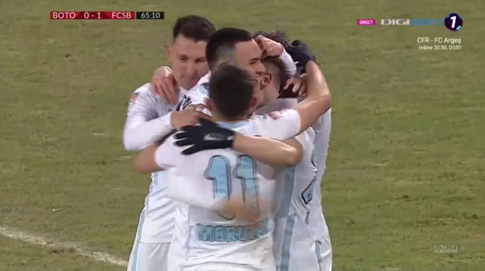 BOTOSANI 0-2 FCSB | RAI in repriza a doua: FCSB BATE in Moldova si e cu 3 puncte peste CFR! AICI sunt fazele meciului! Cum arata acum clasamentul din Liga 1_6