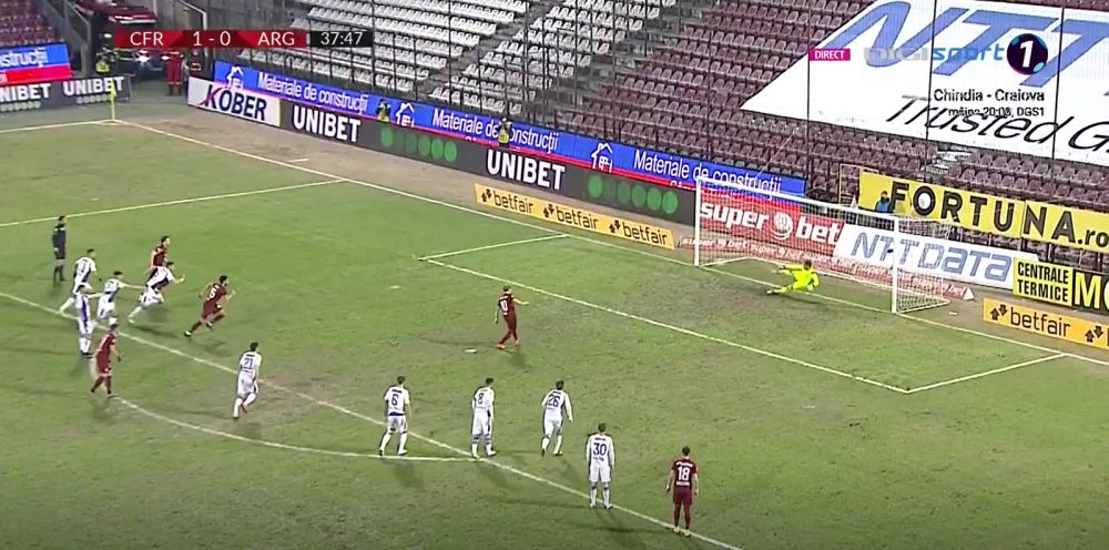 Campioana CFR, 'manita' cu Arges! Seara DE COSMAR pentru nou-promovata! Echipa lui Iordanescu o egaleaza pe FCSB in clasament. Aici ai tot ce s-a intamplat in CFR 5-0 Arges_6