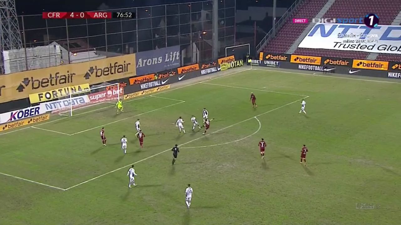 Campioana CFR, 'manita' cu Arges! Seara DE COSMAR pentru nou-promovata! Echipa lui Iordanescu o egaleaza pe FCSB in clasament. Aici ai tot ce s-a intamplat in CFR 5-0 Arges_10