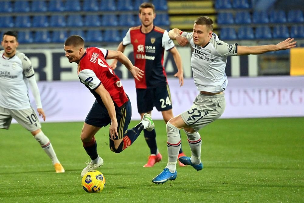 Razvan Marin, decisiv in victoria lui Cagliari de la Bologna! Ce au scris jurnalistii italieni dupa assist-ul romanului: 