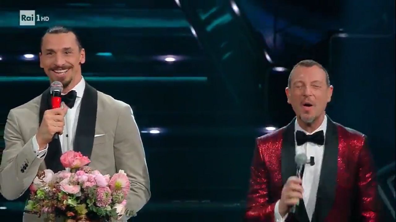Zlatan a cantat cu Mihajlovic la Sanremo! Momentul fabulos la care se uita toata planeta! Ce au putut sa faca pe scena_6