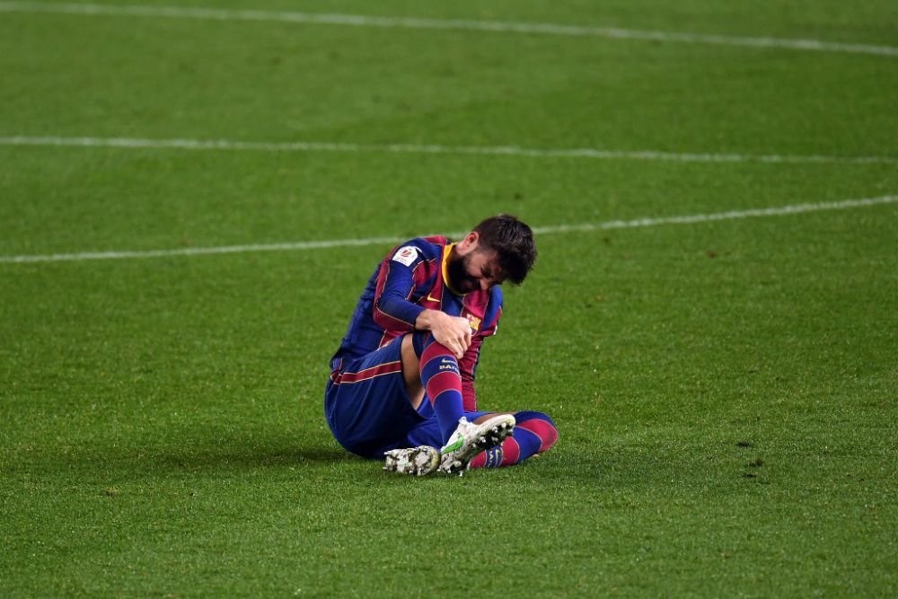 Probleme MARI pentru Barcelona: Pique RATEAZA returul cu PSG! Presa din Spania a facut anuntul&nbsp;