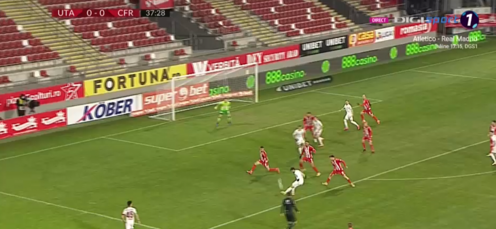 CFR Cluj castiga la Arad si trece pe primul loc in Liga 1 dupa golul marcat de Vinicius! AICI sunt fazele din UTA 0-1 CFR! Cum arata clasamentul_3