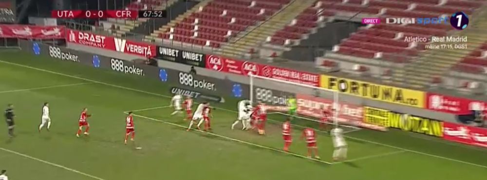 CFR Cluj castiga la Arad si trece pe primul loc in Liga 1 dupa golul marcat de Vinicius! AICI sunt fazele din UTA 0-1 CFR! Cum arata clasamentul_4
