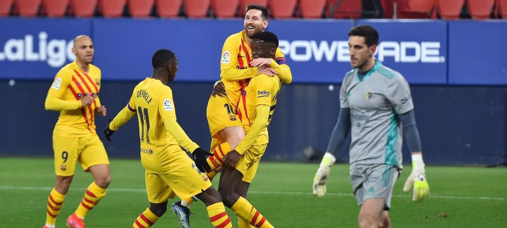 Barcelona ramane in lupta pentru titlu! Noul pusti-minune al catalanilor a inscris primul gol pentru echipa lui Koeman, Messi a dat doua pase decisive! AICI tot ce s-a intamplat in Osasuna 0-2 Barcelona_3