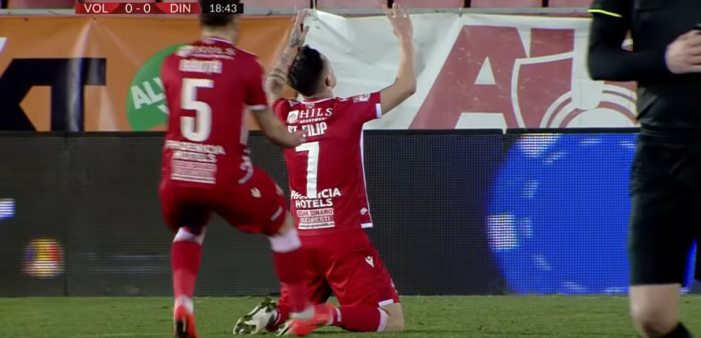 N-am stiut sa GESTICULAM la 1-0! :)) Steliano Filip a lovit fantastic in fata Voluntariului, apoi a pocnit si limba romana. Perla zilei