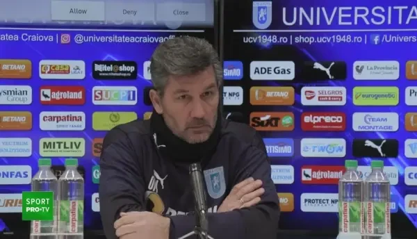 Craiova, fara 5 jucatori importanti la Medias! Cu ce probleme de lot se confrunta Ouzounidis inainte de meciul cu Gaz Metan