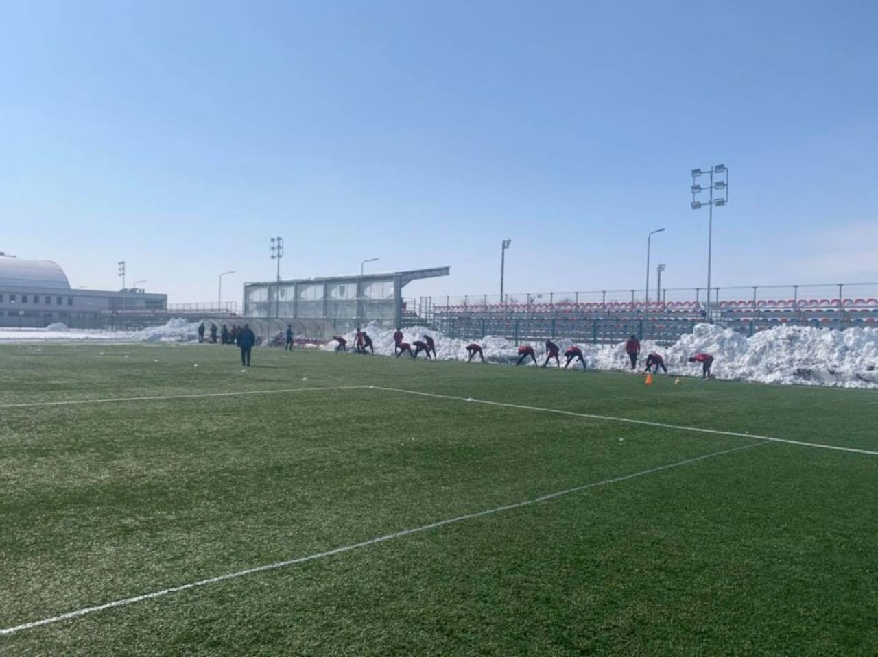 CSA Steaua, gata de RAZBOIUL cu FCSB 2! Cum arata terenul inainte de meciul de SOC cu echipa lui Becali _1