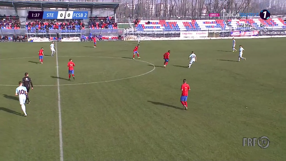 Final de COSMAR pentru FCSB 2! Steaua a EGALAT in prelungiri dupa ce Nedelcu a fost eliminat si ramane LIDER! Cum arata clasamentul din Liga 3! Aici ai tot ce s-a intamplat in Steaua 1-1 FCSB 2_12