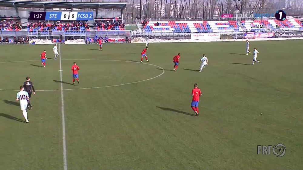 Final de COSMAR pentru FCSB 2! Steaua a EGALAT in prelungiri dupa ce Nedelcu a fost eliminat si ramane LIDER! Cum arata clasamentul din Liga 3! Aici ai tot ce s-a intamplat in Steaua 1-1 FCSB 2_12