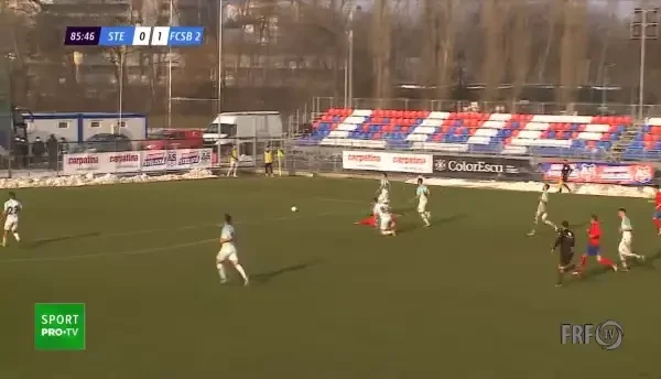 Nedelcu vede al doilea cartonas galben si este ELIMINAT! FCSB 2 ramane in 10