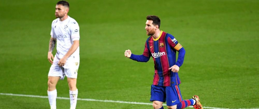Messi este pur si simplu IMPOSIBIL de oprit! Starul argentinian a stabilit doua recorduri greu de depasit dupa meciul cu Huesca!