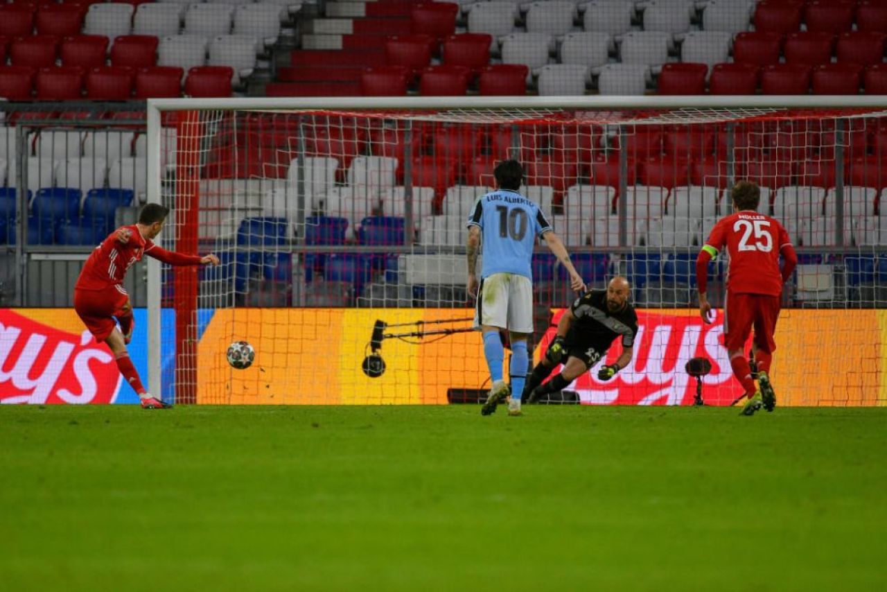 Lewandowski, langa colosii Ronaldo si Messi! Cifrele INCREDIBILE ale golgheterului lui Bayern in fazele eliminatorii ale Champions League_4