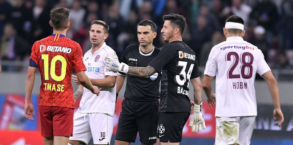 FCSB si CFR Cluj, arbitrate de o brigada de LUX! Campioana Romaniei, fara victorie in fata ros-albastrilor cu Ovidiu Hategan la centru&nbsp;