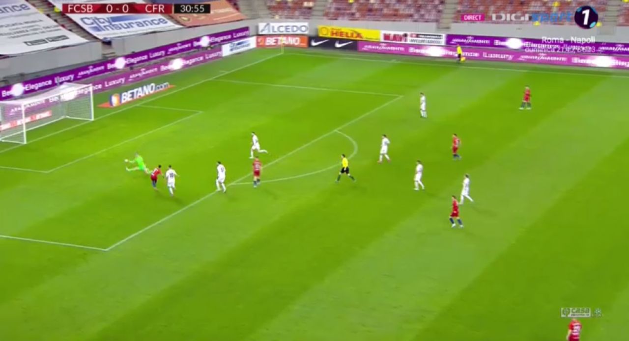 FCSB 3-0 CFR Cluj | A bagat CFR-ul in REVIZIE: gafe URIASE, atac invizibil! FCSB, distractie in derby: 11-0 sutul pe poarta! AICI fazele_3