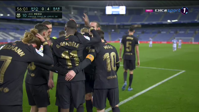A INVIAT TIKI-TAKA! Messi, MONDIAL in TSUNAMI-ul Barcelonei cu Real Sociedad: 6-1! Faza extraterestra la golul 6_8