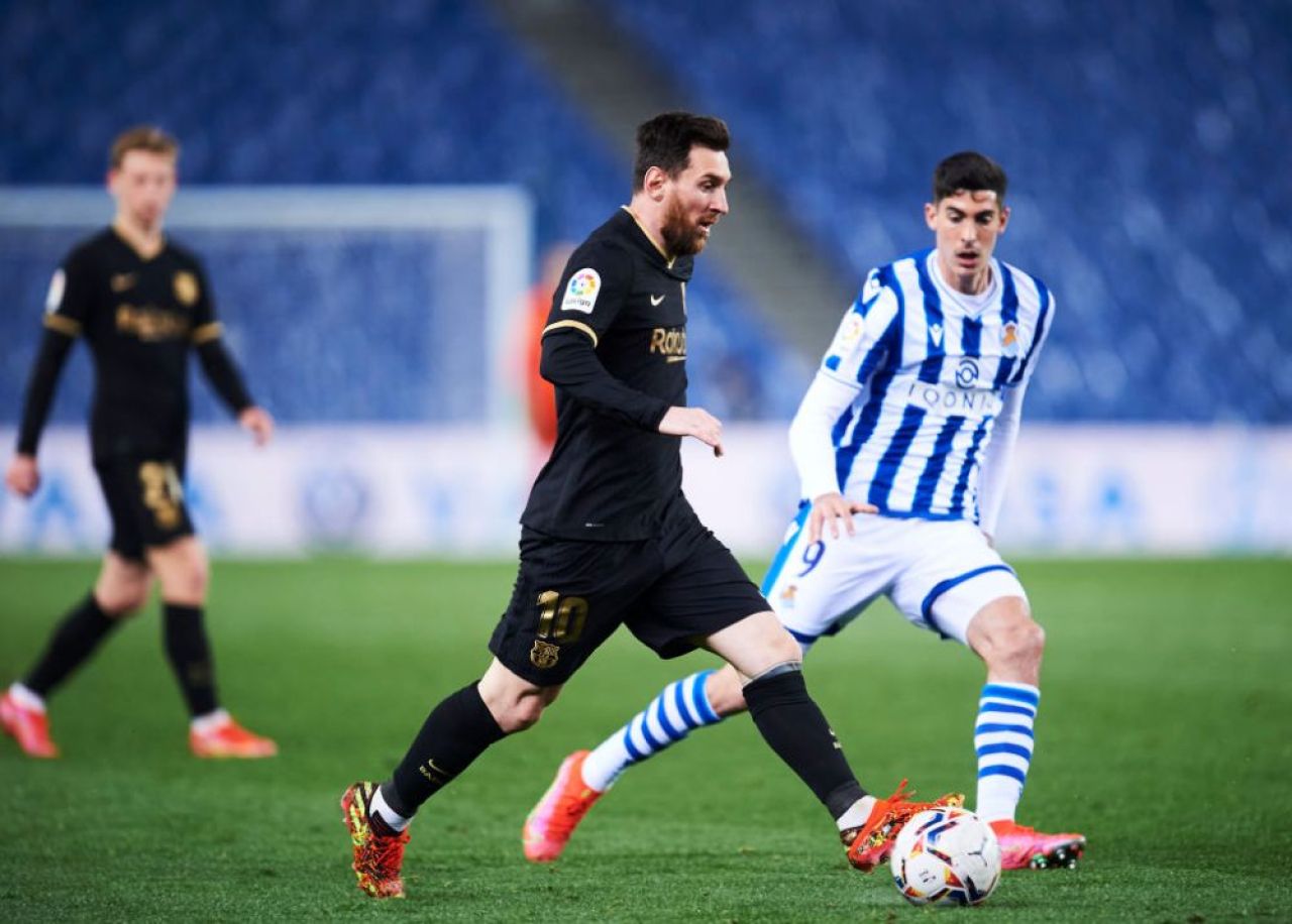 Continua lupta dintre Messi si Ronaldo! Starul Barcelonei i-a raspuns portughezului: doua noi recorduri doborate de argentinian in MACELUL cu Sociedad_2