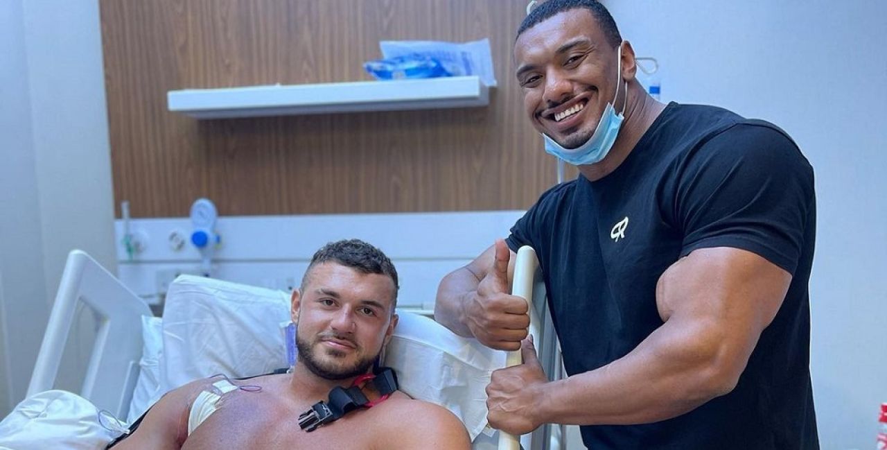 Primele imagini cu sportivul care si-a DISTRUS pieptul la antrenamente! Cum arata dupa operatia suferita si ce i-au spus medicii! Detalii cu impact emotional_6