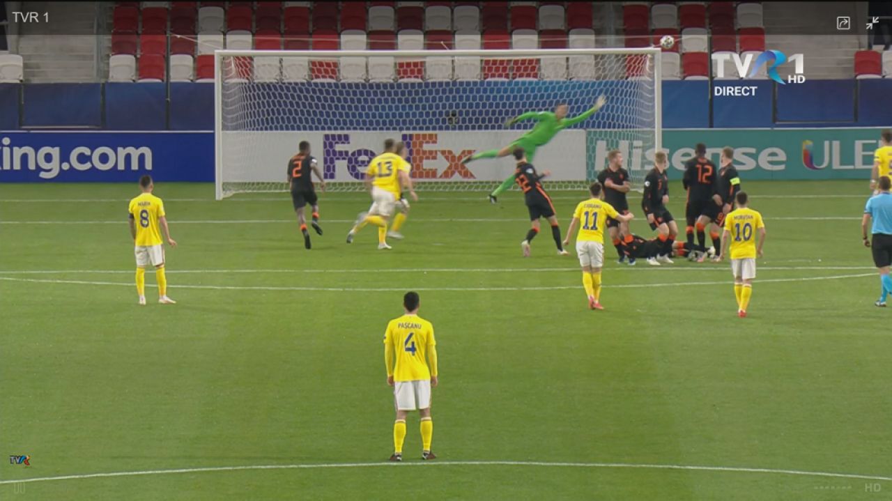 ROMANIA 1-1 OLANDA | Copiii lui Mutu, EGALI cu milionarii Olandei! Ciobanu a dat un gol FANTASTIC, Pascanu a trecut pe langa un gol ISTORIC! AICI ai toate fazele VIDEO_15