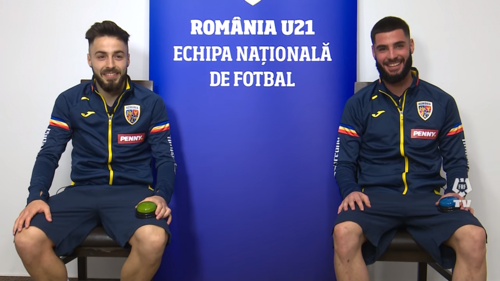 Andrei Ciobanu si Radu Boboc, in fata unei mari provocari! :)&nbsp;Cat de bine isi cunosc colegii de la nationala U21&nbsp;