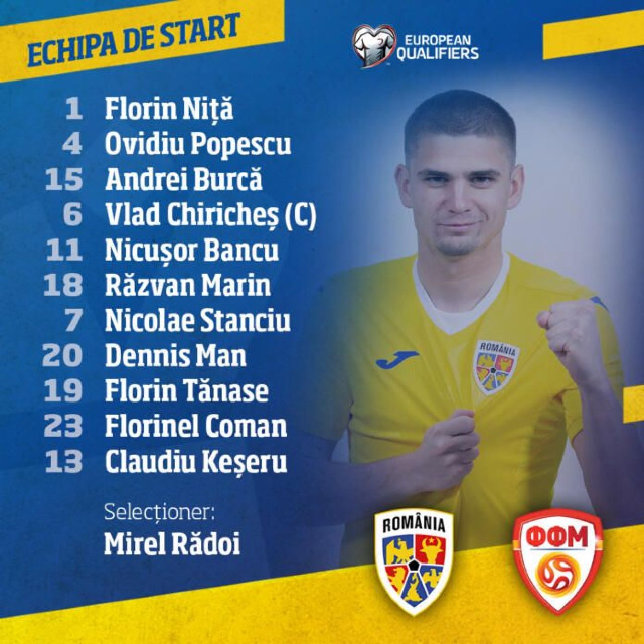Hagi, EROUL lui Radoi! Victorie LA LIMITA dupa ce am luat doua goluri in DOUA MINUTE! Executii SUPERBE ale lui Mihaila si Tanase! Aici ai tot ce s-a intamplat in Romania 3-2 Macedonia_3