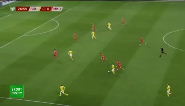 GOOOOL ROMANIA! Tanase DESCHIDE SCORUL dupa pasa GENIALA a lui Chiriches