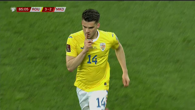 Hagi, EROUL lui Radoi! Victorie LA LIMITA dupa ce am luat doua goluri in DOUA MINUTE! Executii SUPERBE ale lui Mihaila si Tanase! Aici ai tot ce s-a intamplat in Romania 3-2 Macedonia_17