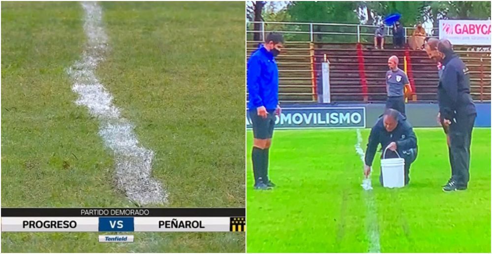 Asa ceva nu s-a mai vazut pana acum pe un teren de fotbal din prima liga! :)) Marcaj ca la scoala pe gazon! Ce a putut sa iasa_6