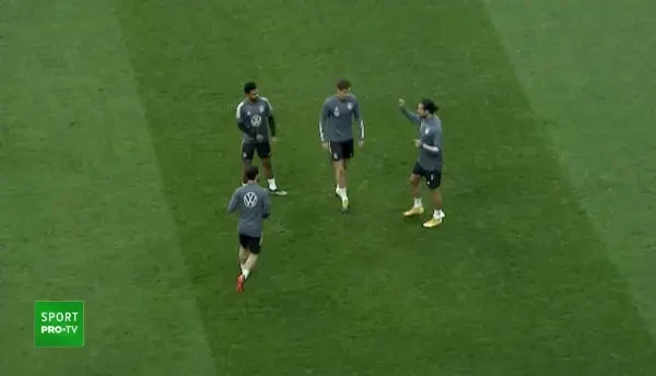 Germania la antrenamentul oficial dinaintea meciului cu Romania