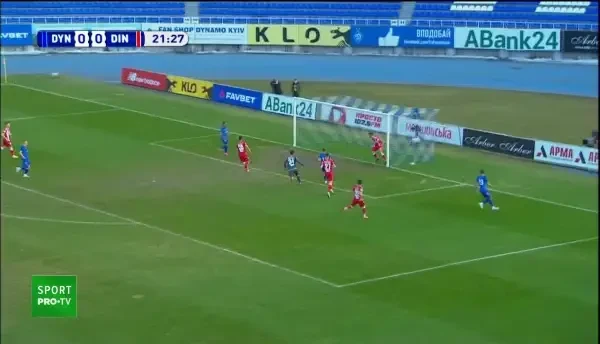 Dinamo Kiev 3-0 Dinamo! Gafe la Dinamo, distractie pentru echipa lui Lucescu. Catalin Hildan Jr. a debutat la Dinamo!