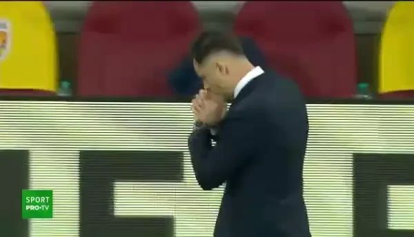 VIDEO EXCLUSIV | Da, ba, mingile ca nu ne facem de ras! Reactia care le-a scapat camerelor in direct! Motiful FURIEI lui Radoi