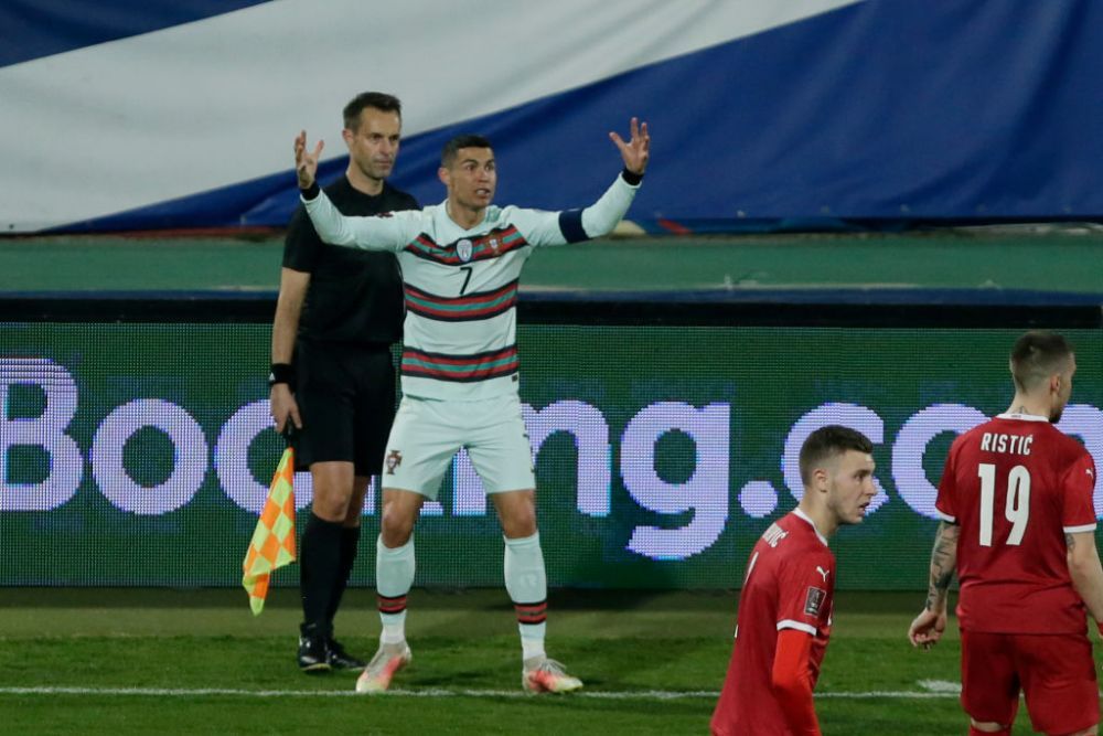 Arbitrul care nu a validat golul lui Ronaldo contra Serbiei rupe tacerea!