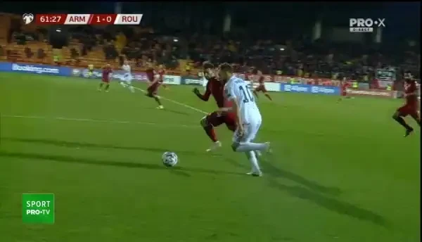 GOOOOOOL ROMANIA! Cicaldau inscrie primul gol la nationala! Bancu i-a pasat perfect