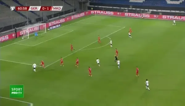 Gundogan restabileste egalitatea cu Mecedonia de Nord din penalty!