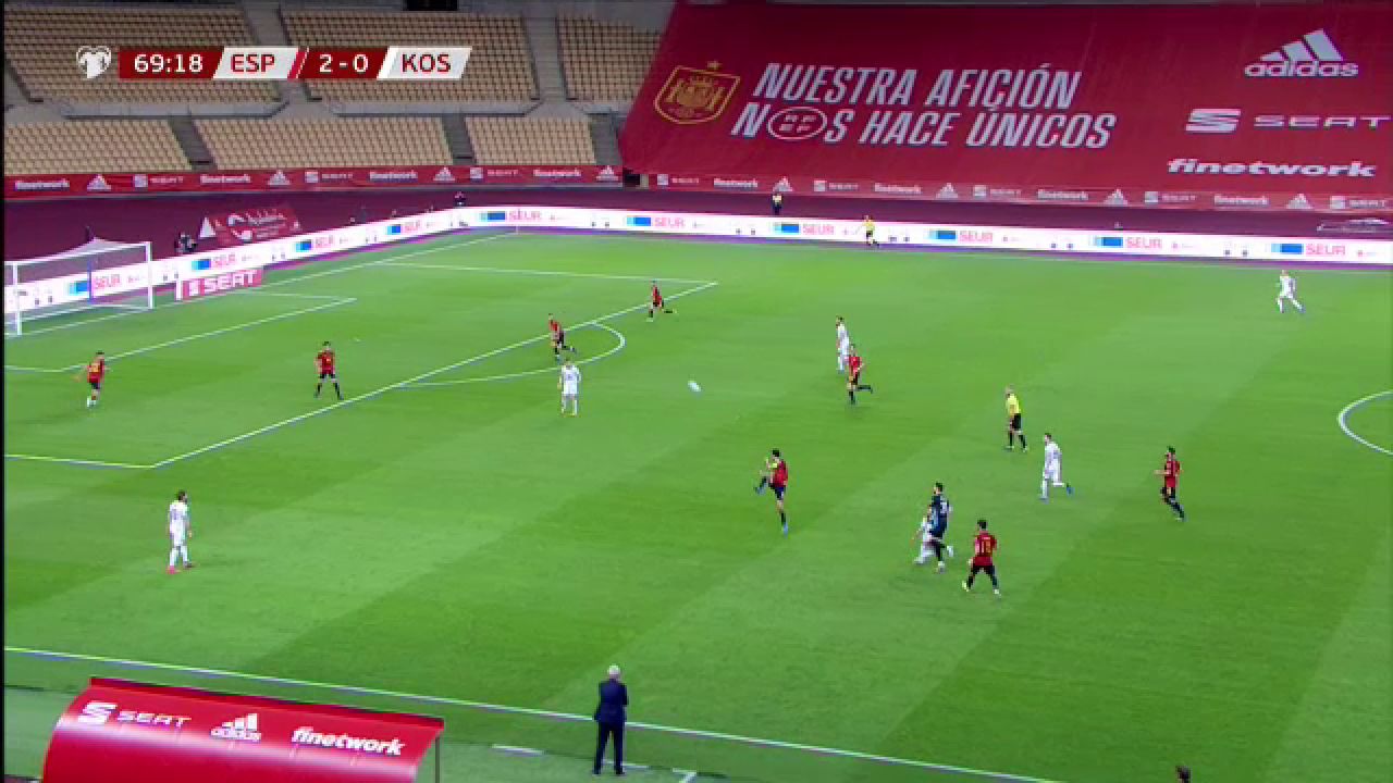 Pana si vedetele de la Barca si Real aplauda asa ceva! Kosovo a marcat un gol magic in fata Spaniei: lob superb de la centrul terenului! Faza care face inconjurul lumii_1