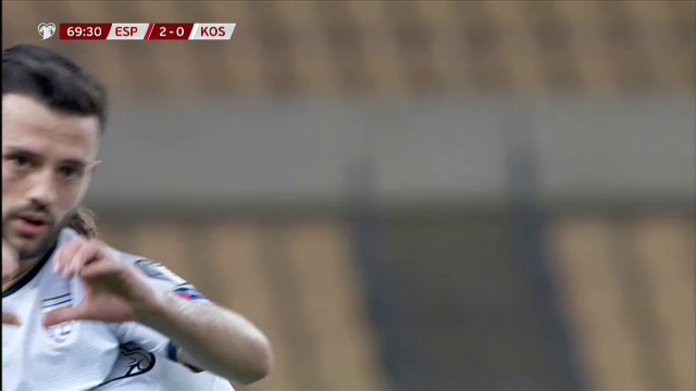 Pana si vedetele de la Barca si Real aplauda asa ceva! Kosovo a marcat un gol magic in fata Spaniei: lob superb de la centrul terenului! Faza care face inconjurul lumii_4