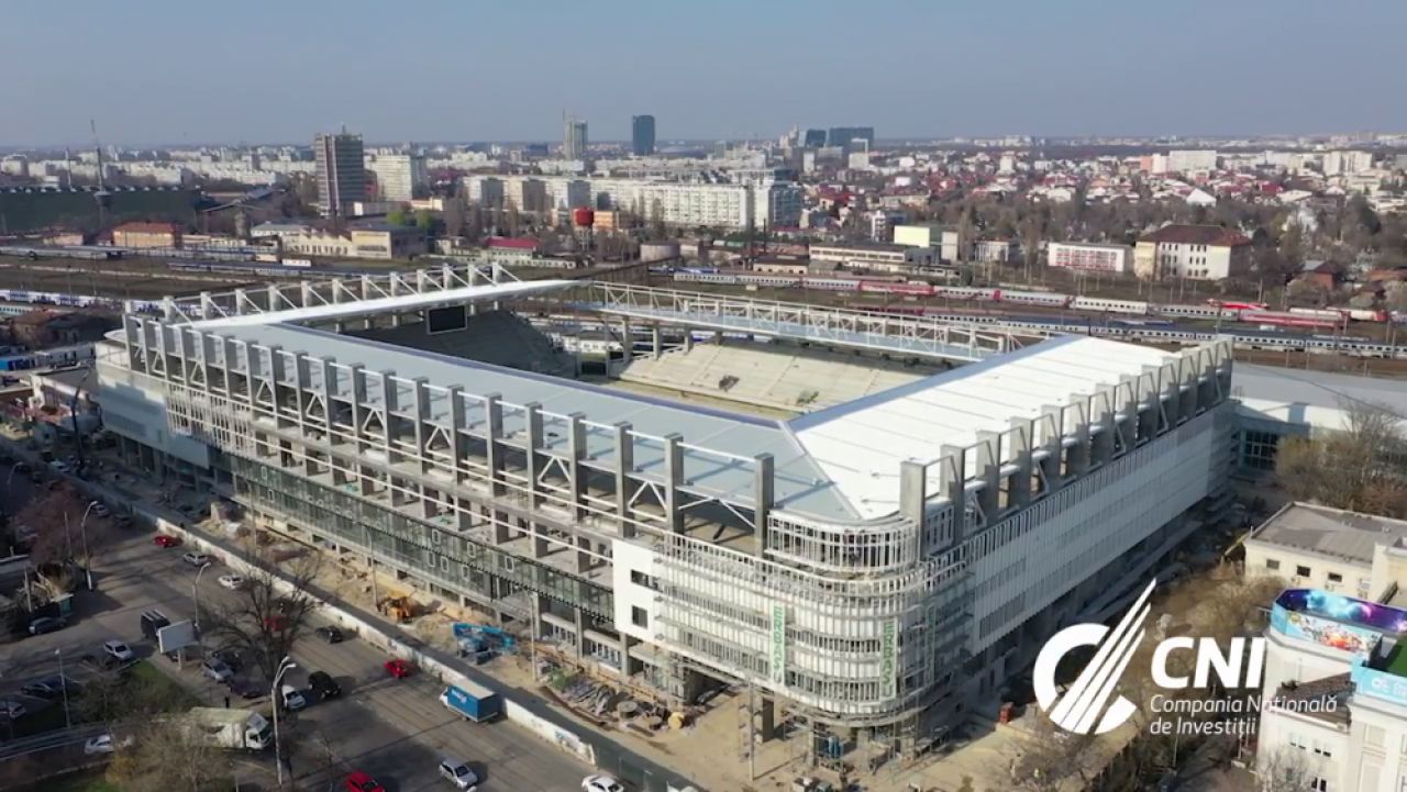 Imagini de senzatie cu noul stadion Rapid! S-au montat primele parti din nocturna, urmeaza gazonul. Cum arata azi arena si ce nume e cel mai probabil sa poarte_2