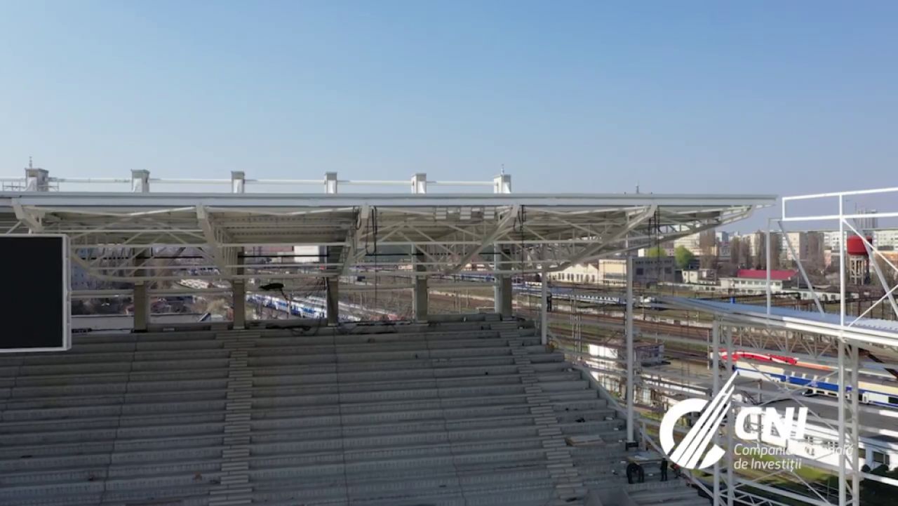 Imagini de senzatie cu noul stadion Rapid! S-au montat primele parti din nocturna, urmeaza gazonul. Cum arata azi arena si ce nume e cel mai probabil sa poarte_5