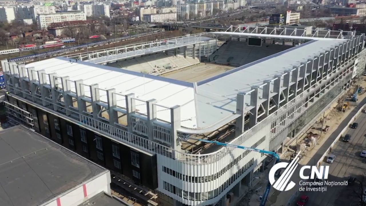 Imagini de senzatie cu noul stadion Rapid! S-au montat primele parti din nocturna, urmeaza gazonul. Cum arata azi arena si ce nume e cel mai probabil sa poarte_10